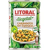 Litoral Vegetal Plato Preparado de Garbanzos- sin Gluten- 425g